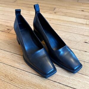 Vagabond Edwina Black Square Toe Heels